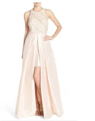 Бальное платье из тафты с украшениями Adrianna Papell (размер 12) - Изображение 1 из 2