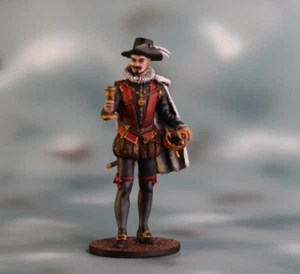 ⭐️Hidalgo con resina de vino Soldados 3D PINTADOS. Figura de acción 54 mm 1/32⭐️ - Imagen 1 de 5