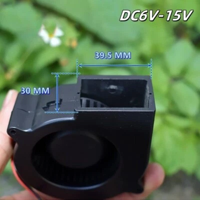 Mini 7530 Brushless Fan DC 6V-15V Centrifugal Worm Gear Fan Humidifier Blower - Image 1 of 4