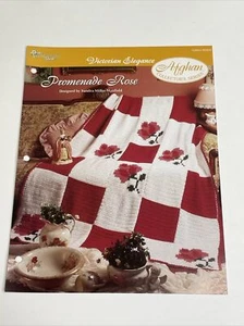 Promenade Rose Victorian Elegance Crochet Pattern Card Needlecraft Shop - Picture 1 of 5