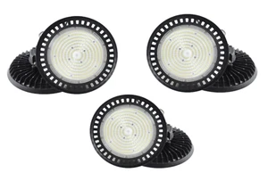 3 Pack Led UFO High Bay Light 150W Industrial Gym Warehouse Commercial Light - Picture 1 of 13