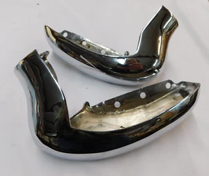 Rechrome OEM 1966 Chevrolet Impala Front Bumper Ends Pair Chevy - Bild 1 von 11