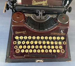Schreibmaschine Rheinmetall Borsig Aktiengesellschaft Werk Sommerda - Bild 1 von 7
