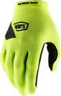 100% Ridecamp Fluo Yellow Gloves size Large