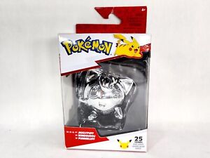 New! 25th Anniversary Original Starter Silver Jigglypuff Pokémon Figure Series 1