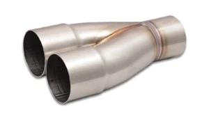 Vibrant 2-1 SS Merge Collectors 2.5" Inlet Slipover ID 2.5" Outlet - Picture 1 of 1