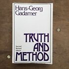 Truth And Method, Gadamer, Hans-Georg