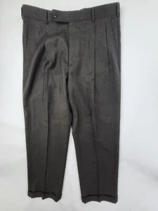 Brooks Brothers Herren 346 Braun 100% Wolle Hose Pants Größe 36x30 - Bild 1 von 8