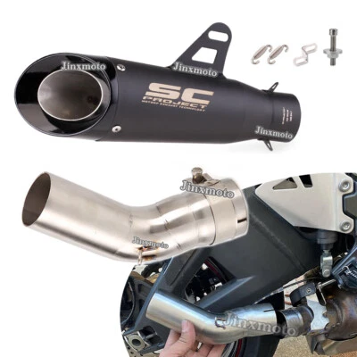 Средняя система труб глушителя выхлопной системы подходит для Kawasaki Ninja ZX10R 2011-2025 - Изображение 1 из 4