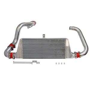 Front Mount Aluminum Intercooler Kit For Nissan Silvia S14 S15 SR20DET 93-02 Red - Picture 1 of 9