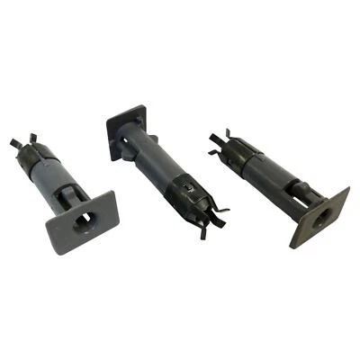Kit de inserción de pasador de puerta Crown gris claro para 87-06 Jeep YJ, TJ Wranglers (incl. 3 pulgadas Foto 1 de 2