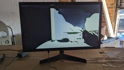 LG 24GN50W UltraGear FHD 144Hz 1ms Gaming Monitor FreeSync DAMAGED SCREEN Cord - Image 1 of 4