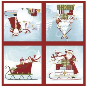 Park Designs Campanas de Trineo Papel Almuerzo Servilletas Papá Noel Trineo Navidad 20 - Imagen 1 de 1