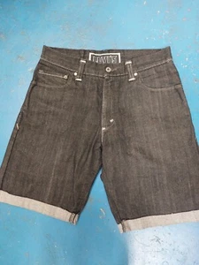 Pantalones cortos para hombre Levi's 559 cintura 30"" pierna 10"" negros descoloridos - Imagen 1 de 3