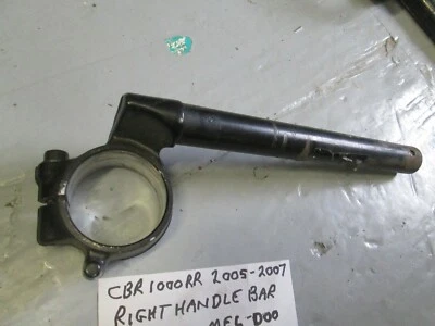 Manillar derecho Honda CBR1000RR 2005-2007, 53100-MEL-D00, con barra de peso Foto 1 de 4