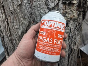 Vintage Optimus International 702 LP Gas Fuel Canister Unused Stove 731 - Picture 1 of 3