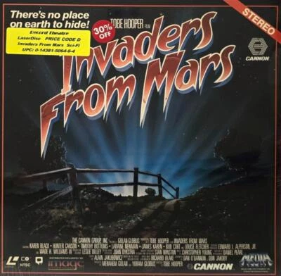 INVADERS FROM MARS SCI-FI ALIENS TOBE HOOPER LASERDISC LASER DISC NEW SEALED Foto 1 de 2
