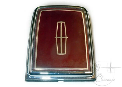 1984-1992 Lincoln Mark VII Red Trunk Lock Cover (E4LY6343600A) NOS - Image 1 of 3