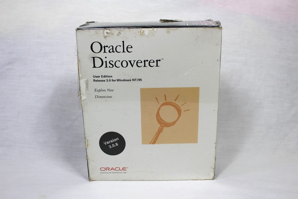 ORACLE DISCOVERER USER EDITION RELEASE 3.0 FOR WINDOWS NT/95 SOFTWARE -BRAND NEW - Image 1 of 4
