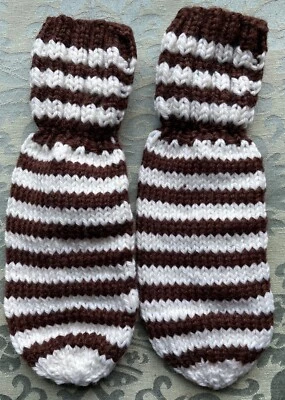 Mitones de mezcla de algodón vintage de los 80 para mujer adolescente niño niña nuevos tejidos a mano EE. UU. Foto 1 de 4