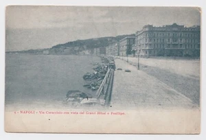 CA NA 56 Napoli via Caracciolo e Grand Hotel non viaggiata - Foto 1 di 1