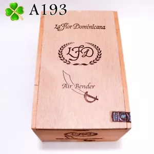 La Flor Dominicana Luftbieger Stechbeitel Holz Zigarrenkiste 7,25" x 4,75" x 4" A193 - Bild 1 von 9