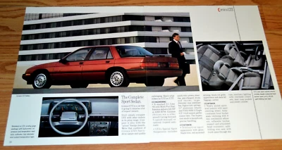 1990 CHEVY CORSICA LTZ ORIGINAL DEALER INFORMATION ADVERTISEMENT PRINT AD 90 - Image 1 of 2