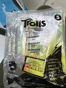 2016 Trolls Fuzzbert NEU McDonald’s Happy Meal Spielzeug #5 mit Malbuch VERSIEGELT - Bild 1 von 4