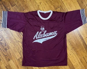 VINTAGE Alabama Crimson Tide NCAA Football Training Bullauge Netz Trikot BAMA XL - Bild 1 von 10