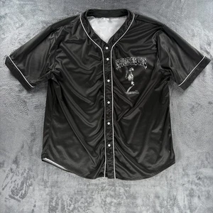 Camiseta de béisbol Suicideboys negra XL gráfico esqueleto 59 gris rap merch HIP HOP - Imagen 1 de 8