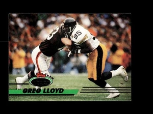 Football sports Greg Lloyd Pittsburgh Steelers Near Mint or Better - Picture 1 of 2
