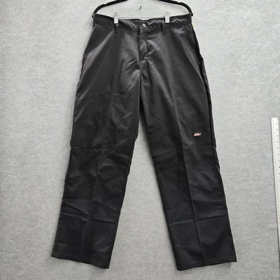 Dickies Men Pants 32X30 Black Dress Pants Twill GP738BK Work Pants 29" Inseam - Image 1 of 4