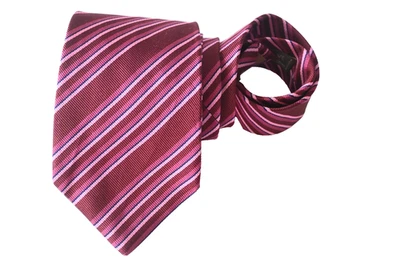 PAUL STUART CORBATA HOMBRE BORGOÑA/RAYAS Ancho: 3.75" Largo: 58" Foto 1 de 3