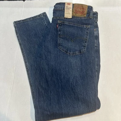 Nuevo con etiquetas Levi's 541 Atlético Cónico Elástico Cintura Altura 36x34 Pierna Recta Foto 1 de 4