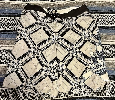 Tony Hawk Hombre Talla 36 Board Shorts Calavera En Lateral Excelente Estado Usado Foto 1 de 4