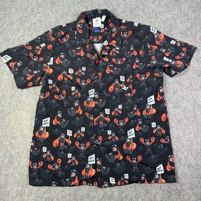 Camisa masculina Adidas Prime verde Philip Colbert Save The Lobster Artist tamanho grande - Imagem 1 de 4