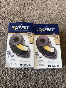 Paar NEUE Brady XC-1500-595-WT-BK Idxpert Beschriftungspatrone schwarz auf weiß R4900 - Bild 1 von 3