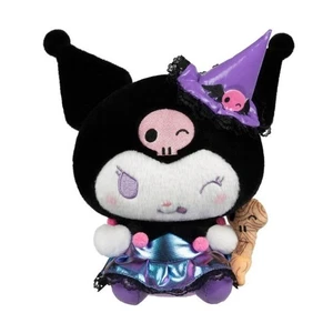 Hello Kitty and Friends 8-Inch Kuromi Halloween Plush Wearing a Witch Costume - Picture 1 of 4