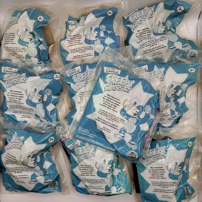 辛普森一家 2002 汉堡王令人毛骨悚然经典全套 10 个玩具 • 密封 — 第 1/2 张图片