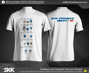 T Shirt Air France Timetables Unisex Size S To 5XL - Picture 1 of 1