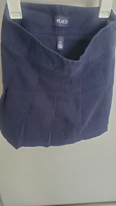 Gebrauchter The Children's Place Mädchen Plissee Skort, Gr.10 blau #10144 - Bild 1 von 8