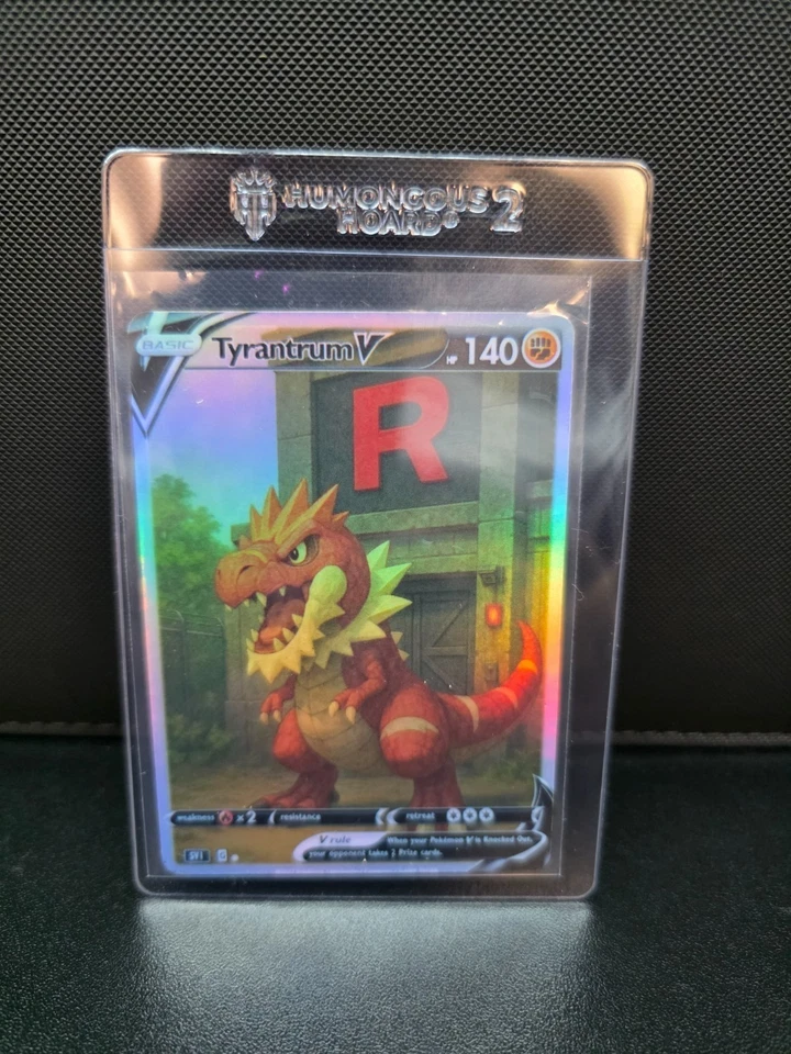 HandMade Per Order PokeTeamLegends Pokemon Card Holo PTL621 Tyrantrum - Image 1 of 1