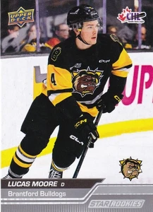 2023-24 Upper Deck CHL Star Rookies #390 Lucas Moore, Hamilton Bulldogs - Picture 1 of 1