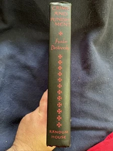1956 Crime and Punishment by Fyodor Dostoevsky Hardcover Illustrated - Bild 1 von 6