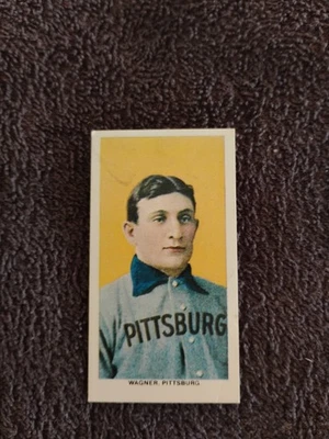 Tarjeta de béisbol Honus Wagner T-206 Pittsburgh Pirates REIMPRESIÓN Foto 1 de 4