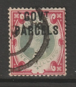 1900 QV 1s verde y carmín "oficial del gobierno" en estado usado. - Imagen 1 de 2