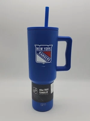 Garrafa de bebida Simple Modern NHL New York Rangers 40 Oz isolada - NOVA - Imagem 1 de 4