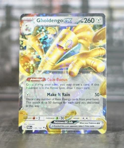 Pokemon TCG Gholdengo ex 139/182 SV04: Paradox Rift Holo En - Picture 1 of 5