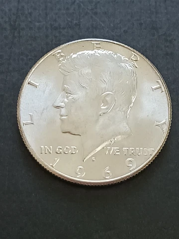 1969~D KENNEDY HALF DOLLAR ~ DOUBLED DIE REVERSE ~ NICE BRILLIANT UNCIRCULATED Cover