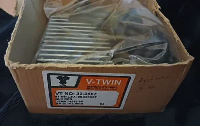 Black Regulator for Harley Davidson by V-Twin 32-0667 (OEM 74516-86) - Image 1 of 3